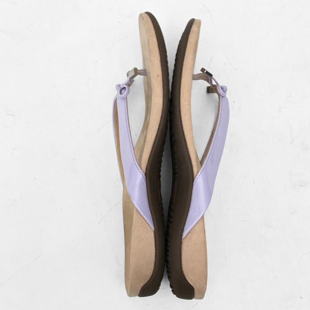 Vionic Bella Toe Post Sandal Womens‎ 8 Lavender Purple Bow Orthotic Flip Flops - Picture 6 of 9